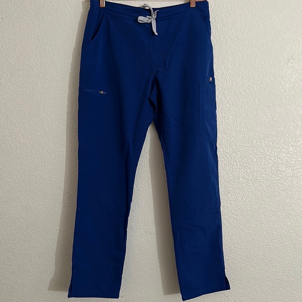 Figs Women’s Winning Blue Yola Skinny Scrub Pants- M/ Winning Blue